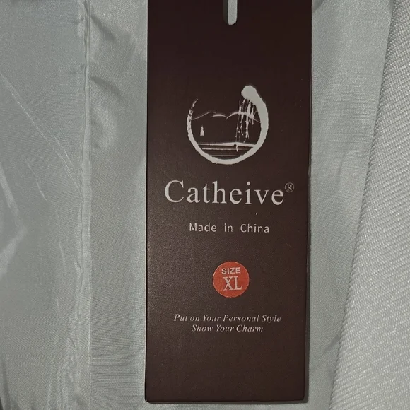 Elegant White and Silver Blazer with Floral Accents - Picture 2 of 6